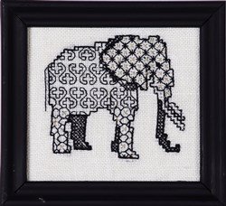 Blackwork Beasts - Elephant