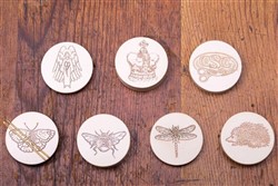 Faux Ivory Needle Tokens