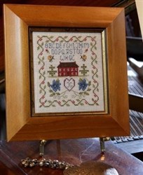 Learning on Linen - Blue Gentian Sampler