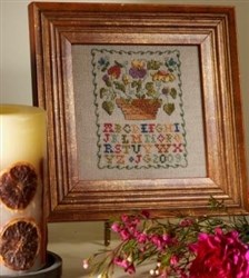 Learning on Linen - Flower Pot Sampler