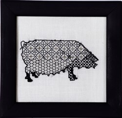 Blackwork Beasts - Pig