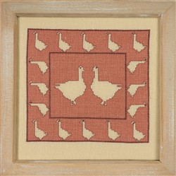Two Geese Assisi Tile